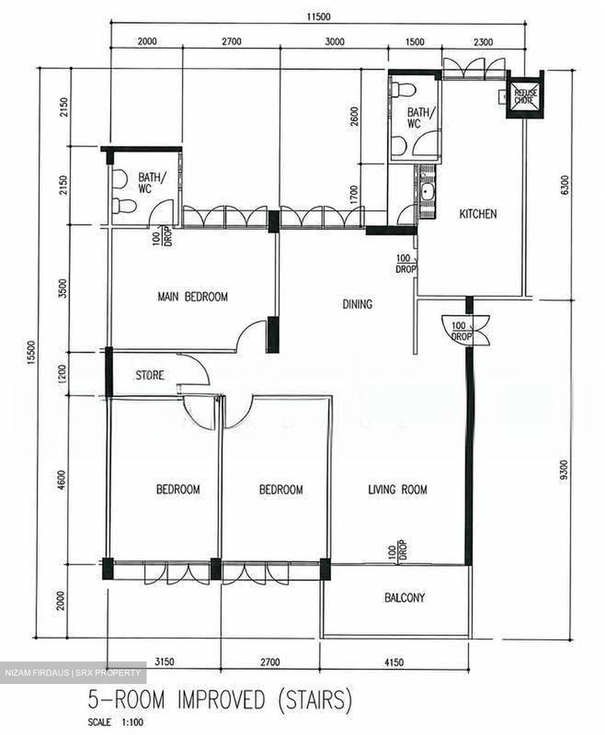 Blk 101 Eunos Vista (Bedok), HDB 5 Rooms #612645031